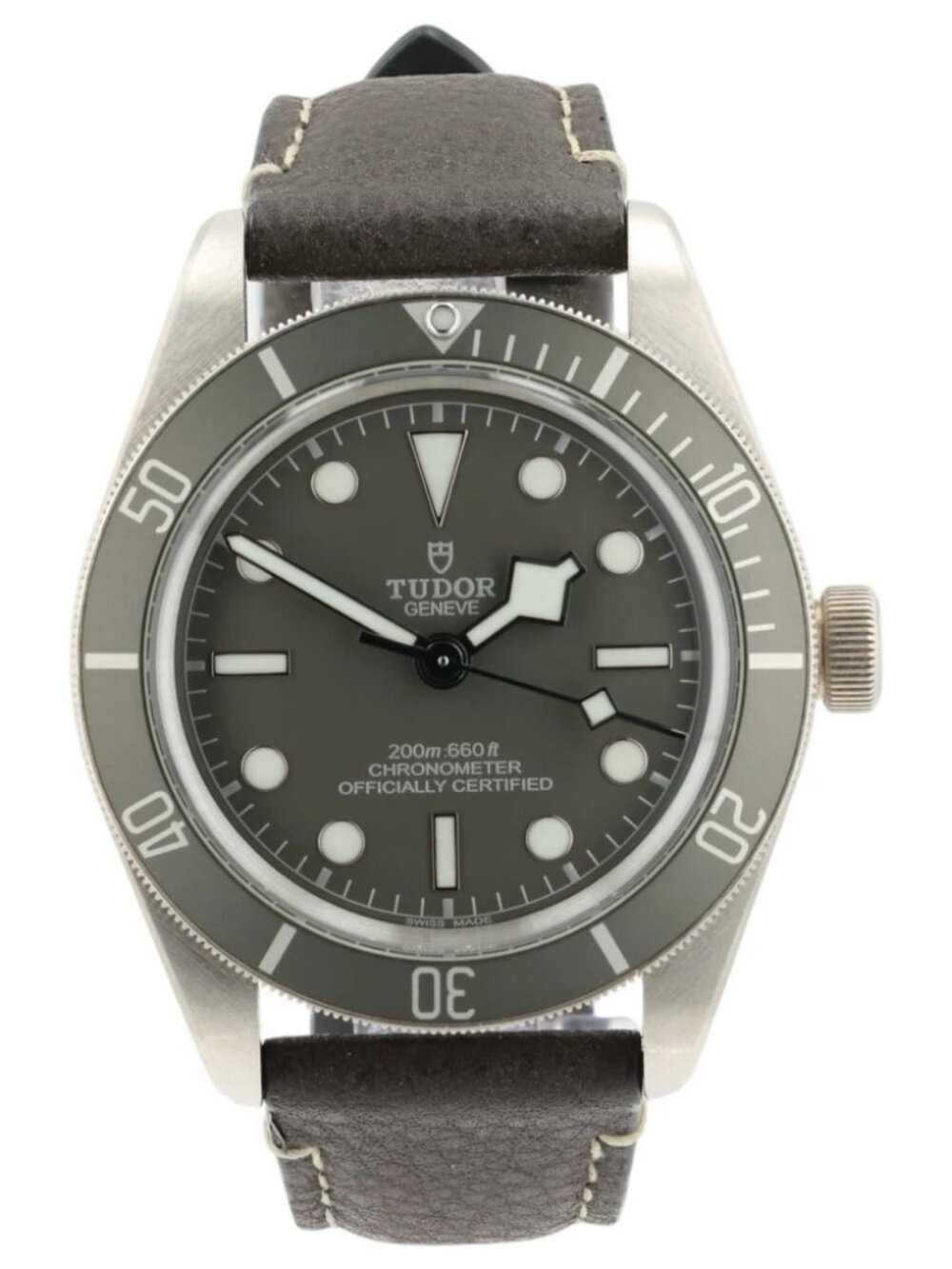 2021 Tudor Black Bay Silver Dial Sterling Case 9mm Automatic Men’s Watch 79010SG